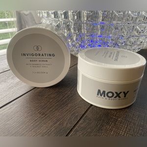 Bath & Body Works MOXY Body Scrub w/ Bamboo Extract +Walnut Shell Lot of 2